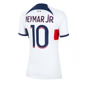 Paris Saint-Germain Neymar Jr #10 kläder Kvinnor 2023-24 Bortatröja Kortärmad